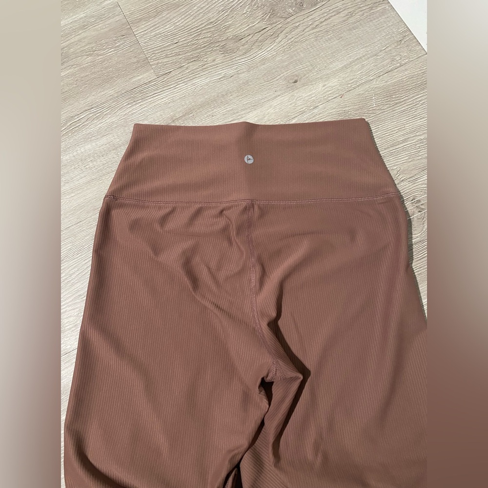 High-Waisted Brown Leggings